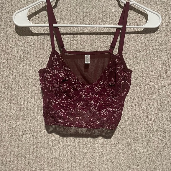 Full Tilt Other - Full Tilt Red Fitted Crop Camisole